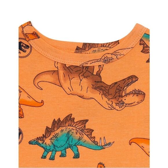 Batman & Dinosaur Snug Fit Short Sleeve Pajamas 2, 2-Piece Sets Size 12M - Picture 9 of 13